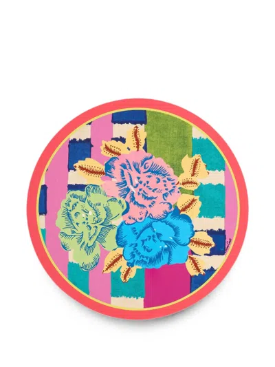 Lisa Corti Ankara Floral-print Placemat In Multi