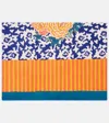 Lisa Corti Arabesque Corolla Cotton Table Runner In Multicoloured