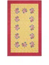 Lisa Corti Arabesque Corolla Rectangular Tablecloth In Yellow