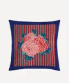 Lisa Corti Arabesque Corolla Square Cushion