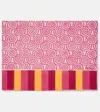 Lisa Corti Camelia Magenta Cotton Table Runner In Pink