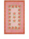 Lisa Corti Camelia Magenta Rectangular Tablecloth In Pink
