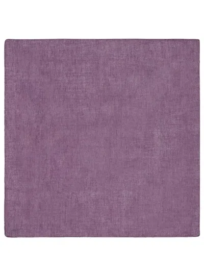 Lisa Corti Cotton Napkins (set Of Six) In Purple