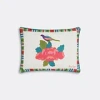 Lisa Corti Royal Palace Rectangular Linen Cushion In Multicolor