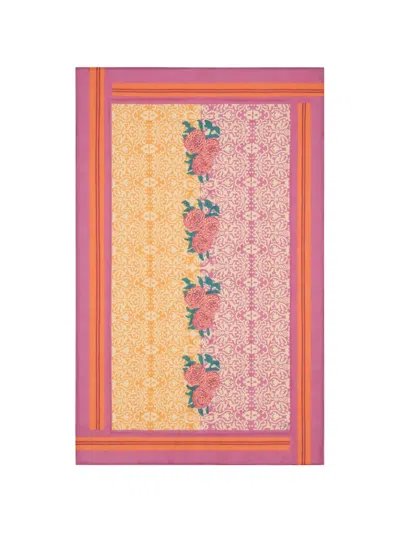 Lisa Corti Dam Dam Floral-print Quilted Blanket In Multi