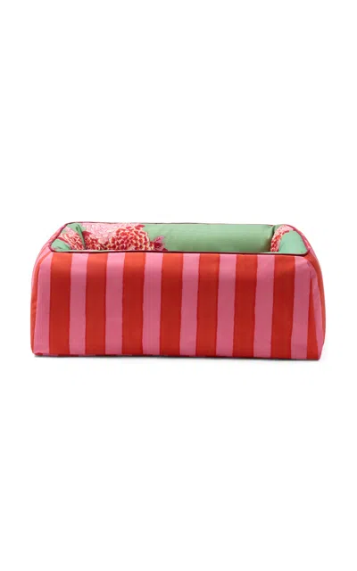 Lisa Corti - Dog Bed Medium  - Green In Red