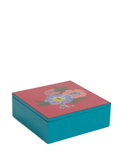 Lisa Corti Floral-print Box In Multi