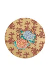 Lisa Corti Floral-print Placemat In Nude