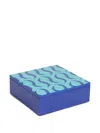 Lisa Corti Graphic-print Box In Blue