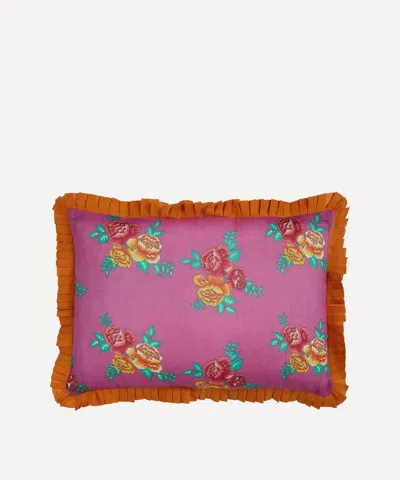 Lisa Corti Gulab Flower Rectangular Cushion