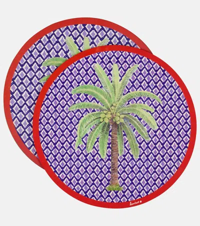 Lisa Corti Hima Palma Set Of 2 Placemats