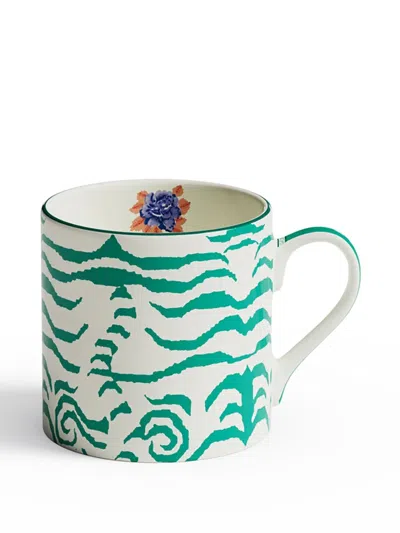 Lisa Corti Indian Tiger Mug In White