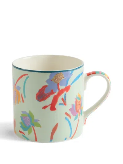 Lisa Corti Japanese Floral-print Mug In Multi