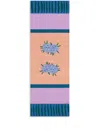 Lisa Corti Oleander Canvas Tablecloth (150cm X 50cm) In Orange