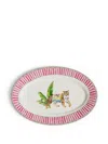 Lisa Corti Porcelain Platter (36cm X 24,5cm) In Weiss