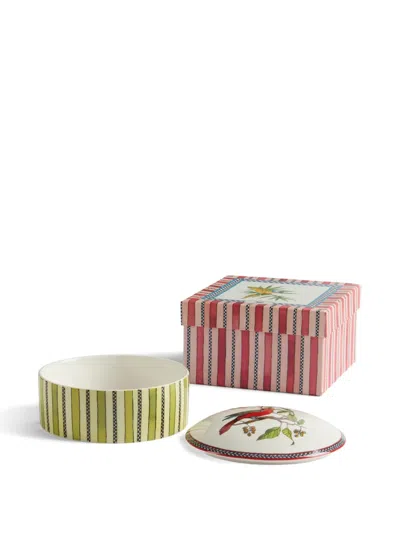 Lisa Corti Porcelain Trinket Box In Multi