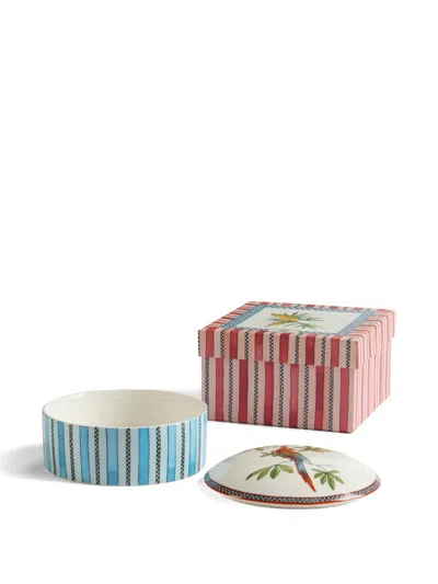 Lisa Corti Porcelain Trinket Box In Multi