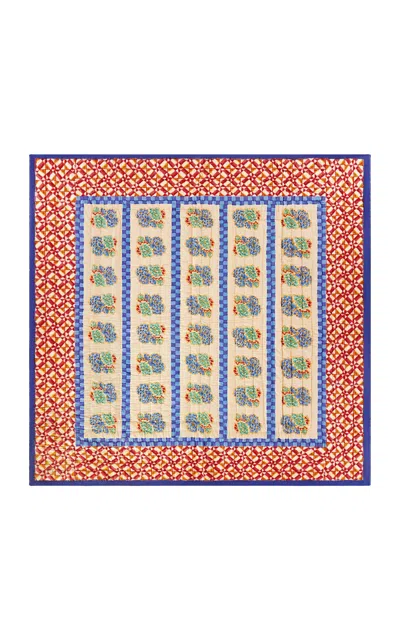 Lisa Corti - Quilt 250x270 Positano Red Tiles - Red In Multi