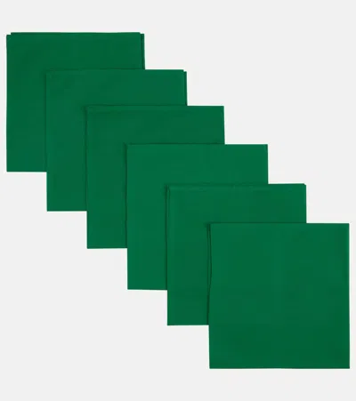 Lisa Corti Set Of 6 Cotton Napkins
