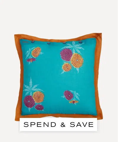 Lisa Corti Small Dhalia Square Cushion