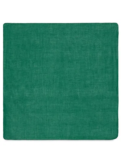 Lisa Corti Square Cotton Napkins (set Of 6) In Green