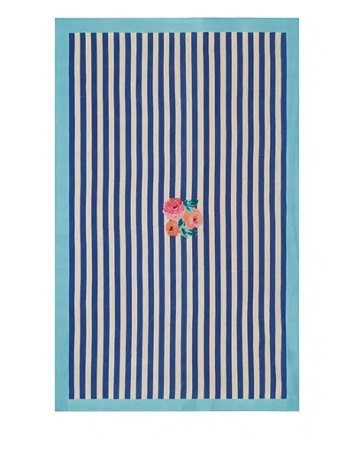 LISA CORTI STRIPED FLORAL TABLECLOTH