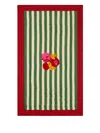 Lisa Corti Striped Table Towel In Red