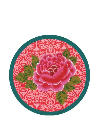 Lisa Corti Sunrise Placemat (set Of Two) In Pink