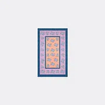Lisa Corti Oleander Cotton Tablecloth (270cm X 180cm) In Multicolor