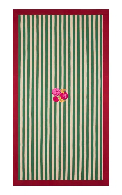 Lisa Corti - Tablecloth 180x350 Nizam Stripes Green-natural - Multi