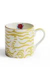 Lisa Corti Tiger-motif Mug In Weiss