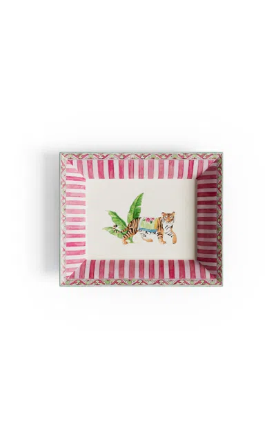 Lisa Corti - Vide Poche 19;5x15;5 Porcelain Sariska Pink 19;5x15;5 - Pink In Multi