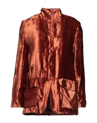 Lisa Corti Woman Shirt Brown Size L Viscose