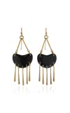 Lisa Eisner Wyoming Black Jade And Bronze Greybull Earrings