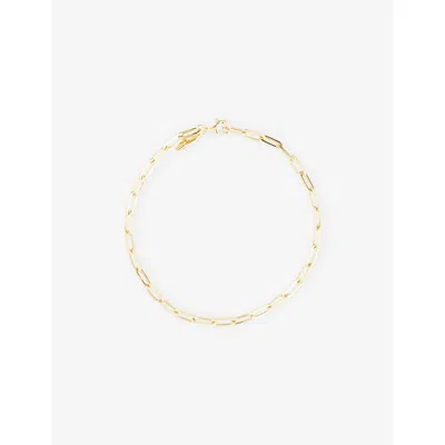 Lisa Gozlan Womens Gold Lg Sml Paperclip Bracelet