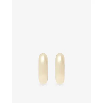 Lisa Gozlan Womens Lisa 18ct Gold-plated Brass Hoop Earrings