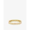 Lisa Gozlan Womens The Pink Bow 18ct Yellow Gold Plated Brass And Gemstone Bracelet In Gold