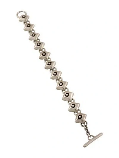 Pre-owned Lisa Jenks Link Bracelet, 6" In Multi