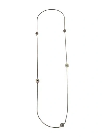 Pre-owned Lisa Jenks Long Chain Necklace, 46.5", 46.5" In Multi