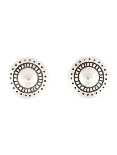 Pre-owned Lisa Jenks Stud Clip On Earrings In Multi