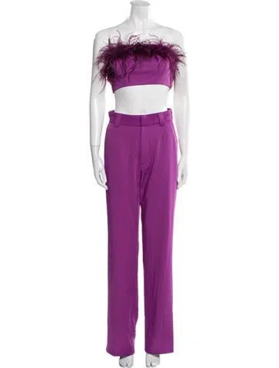 Pre-owned Lisa Maree Pant Set In Purple