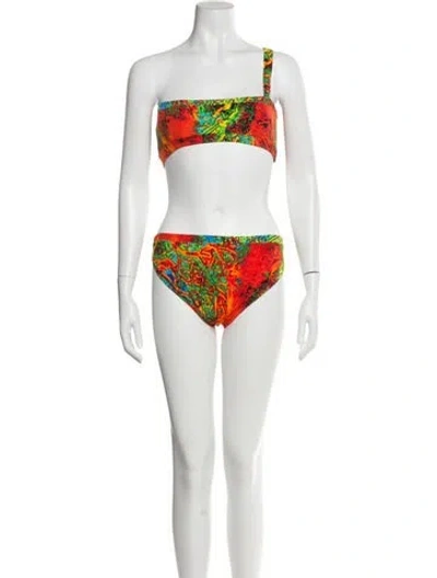 Pre-owned Lisa Maree Printed One-piece W/ Tags In Multi