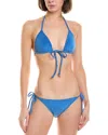 Lisa Marie Fernandez 2pc Pamela String Bikini Set In Blue