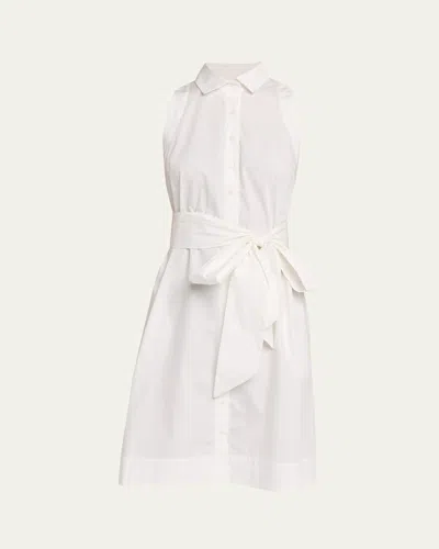 Lisa Marie Fernandez Alison Cotton Shirtdress In White