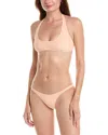 Lisa Marie Fernandez Amber 2pc Bikini Set In Orange