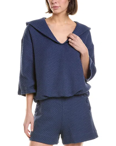 Lisa Marie Fernandez Lis Marie Fernandez Blouson Sailor Top In Blue