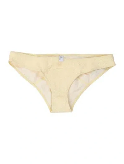 Pre-owned Lisa Marie Fernandez Bottoms W/ Tags In Yellow