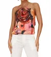 Lisa Marie Fernandez Bound By You Halter Top In Pink In Pink