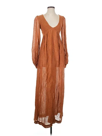 Pre-owned Lisa Marie Fernandez Casual Dress In Brown