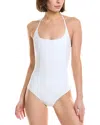 Lisa Marie Fernandez Lis Marie Fernandez Corset Mailott One-piece In White